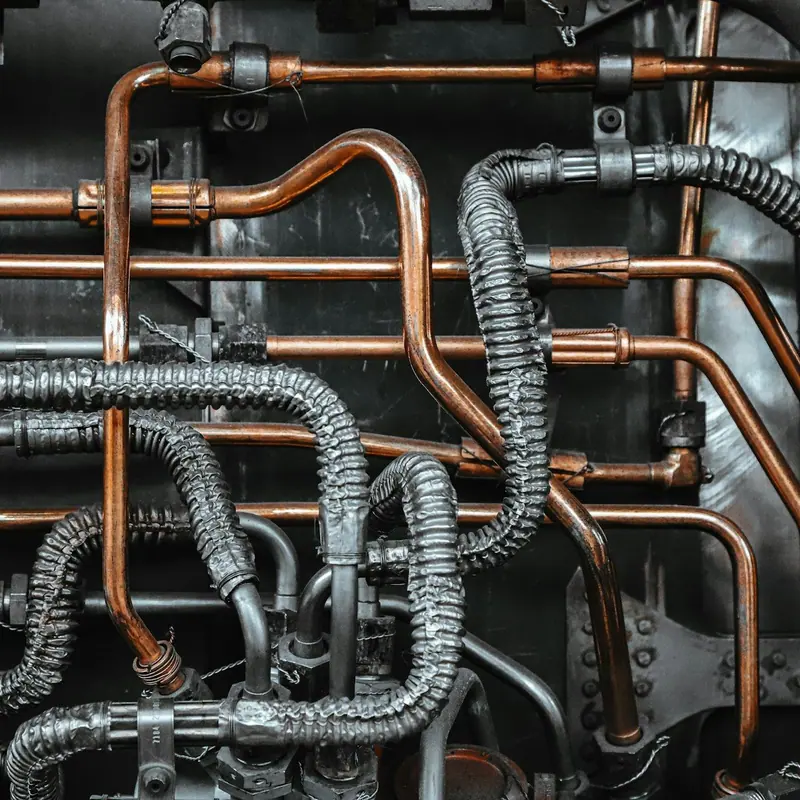 Plumbing and heating work